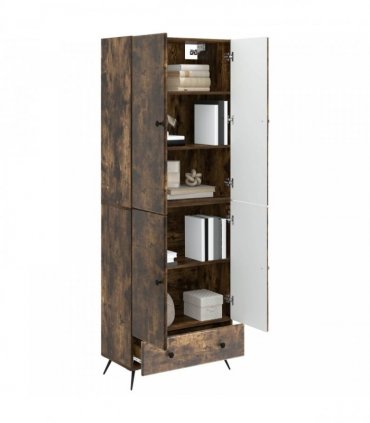 vidaXL Cabinet Set 2 pcs Smoked Oak Engineered Wood