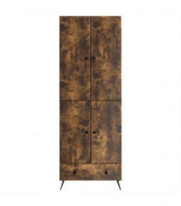 vidaXL Cabinet Set 2 pcs Smoked Oak Engineered Wood