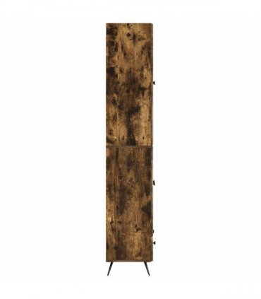 vidaXL Cabinet Set 2 pcs Smoked Oak Engineered Wood