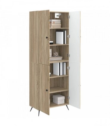 vidaXL Cabinet Set 2 pcs Sonoma Oak Engineered Wood