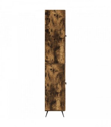 vidaXL Cabinet Set 2 pcs Smoked Oak Engineered Wood