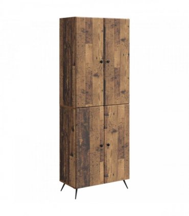 vidaXL Cabinet Set 2 pcs Old Wood Engineered Wood