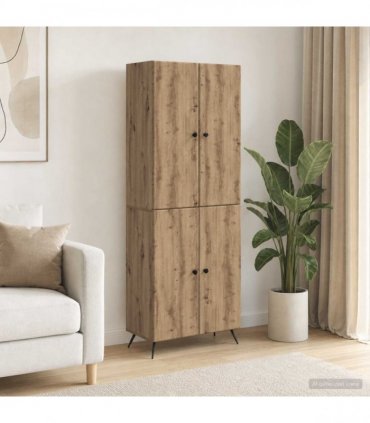 vidaXL Cabinet Set 2 pcs Artisan Oak Engineered Wood