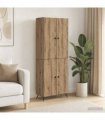vidaXL Cabinet Set 2 pcs Artisan Oak Engineered Wood