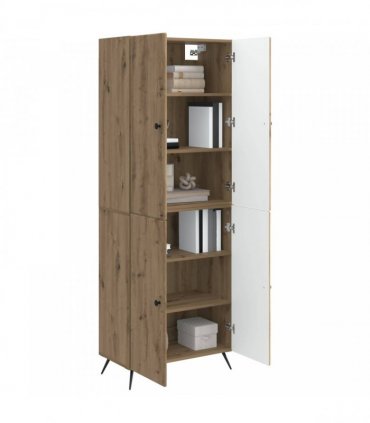 vidaXL Cabinet Set 2 pcs Artisan Oak Engineered Wood