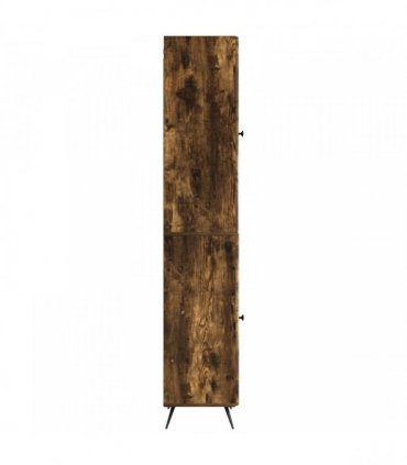 vidaXL Cabinet Set 2 pcs Smoked Oak Engineered Wood
