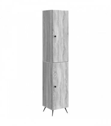 vidaXL Cabinet Set 2 pcs Grey Sonoma Engineered Wood