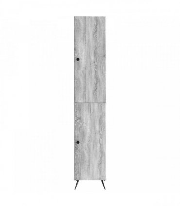 vidaXL Cabinet Set 2 pcs Grey Sonoma Engineered Wood