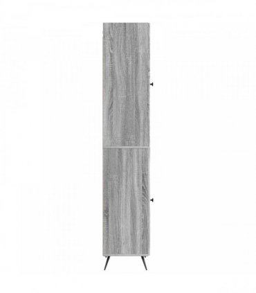 vidaXL Cabinet Set 2 pcs Grey Sonoma Engineered Wood