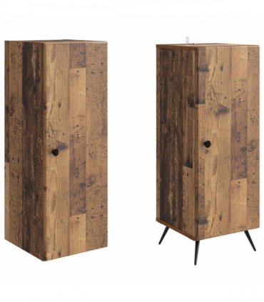 vidaXL Cabinet Set 2 pcs Old Wood Engineered Wood