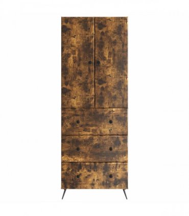 vidaXL Cabinet Set 2 pcs 66 x 34.5 x 90 cm Engineered Wood Smoked Oak