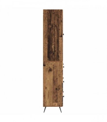 vidaXL Cabinet Set 2 pcs 66 x 34.5 x 90 cm Engineered Wood Old Wood