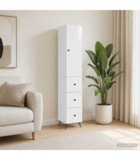 vidaXL Cabinet Set 2 pcs 33 x 34.5 x 180 cm Engineered Wood