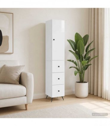 vidaXL Cabinet Set 2 pcs 33 x 34.5 x 180 cm Engineered Wood