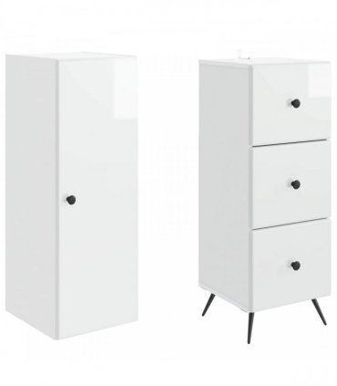 vidaXL Cabinet Set 2 pcs 33 x 34.5 x 180 cm Engineered Wood