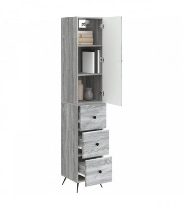 vidaXL Cabinet Set 2 pcs 33 x 34.5 x 180 cm Engineered Wood