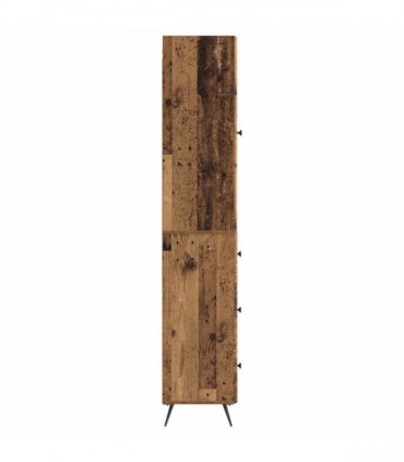 vidaXL Cabinet Set 2 pcs 33 x 34.5 x 180 cm Engineered Wood Old Wood