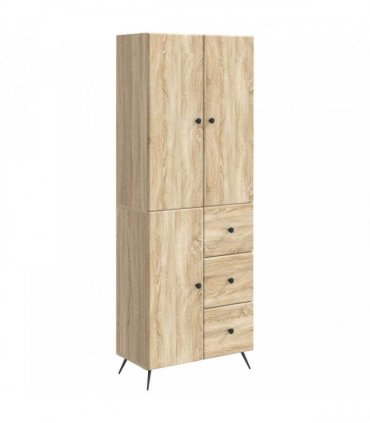 vidaXL Cabinet Set 2 pcs Sonoma Oak Engineered Wood