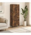 vidaXL Cabinet Set 2 pcs Smoked Oak Engineered Wood