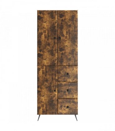 vidaXL Cabinet Set 2 pcs Smoked Oak Engineered Wood