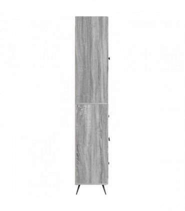 vidaXL Cabinet Set 2 pcs Grey Sonoma Engineered Wood