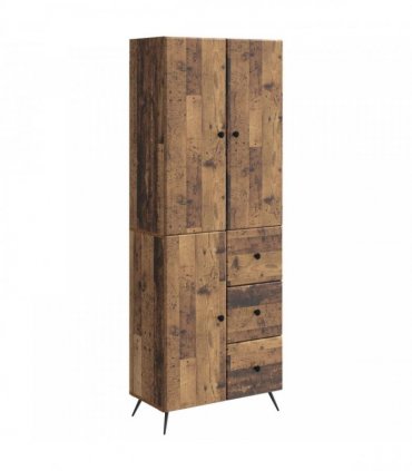 vidaXL Cabinet Set 2 pcs Old Wood Engineered Wood