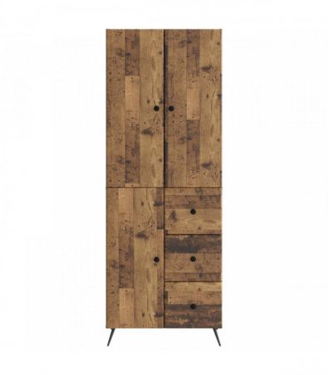 vidaXL Cabinet Set 2 pcs Old Wood Engineered Wood