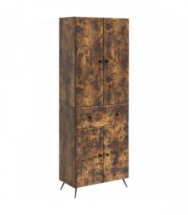 vidaXL Cabinet Set 2 pcs Smoked Oak 66 x 34.5 x 90 cm Engineered Wood