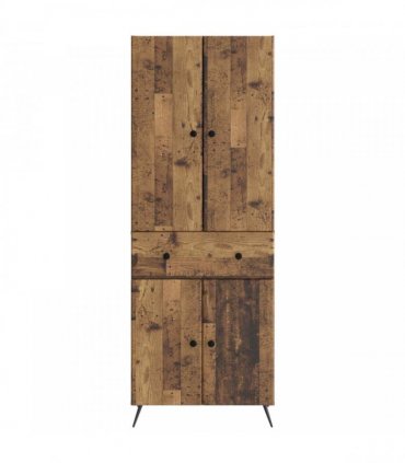 vidaXL Cabinet Set 2 pcs Old Wood 66 x 34.5 x 90 cm Engineered Wood