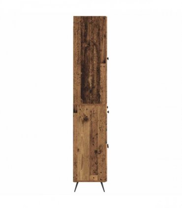 vidaXL Cabinet Set 2 pcs Old Wood 66 x 34.5 x 90 cm Engineered Wood