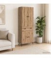 vidaXL Cabinet Set 2 pcs Artisan Oak 66 x 34.5 x 90 cm Engineered Wood