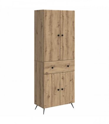 vidaXL Cabinet Set 2 pcs Artisan Oak 66 x 34.5 x 90 cm Engineered Wood