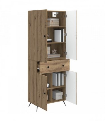 vidaXL Cabinet Set 2 pcs Artisan Oak 66 x 34.5 x 90 cm Engineered Wood
