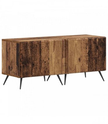 vidaXL LED TV Cabinet BREDA 3 pcs Old Wood Engineered Wood