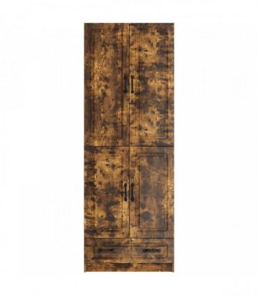 vidaXL Cabinet Set 2 pcs Smoked Oak 66 x 34.5 x 92 cm Engineered Wood