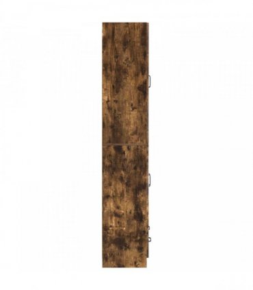 vidaXL Cabinet Set 2 pcs Smoked Oak 66 x 34.5 x 92 cm Engineered Wood