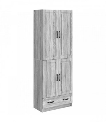 vidaXL Cabinet Set 2 pcs Grey Sonoma Engineered Wood
