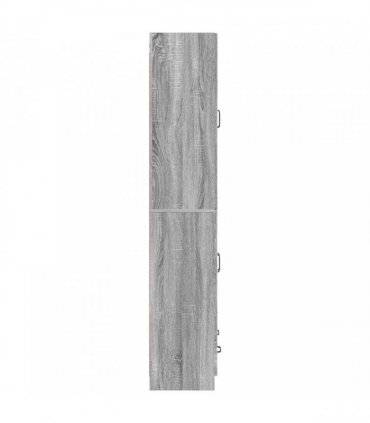 vidaXL Cabinet Set 2 pcs Grey Sonoma Engineered Wood