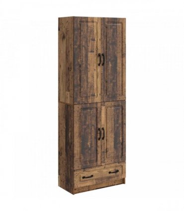 vidaXL Cabinet Set 2 pcs Old Wood Engineered Wood