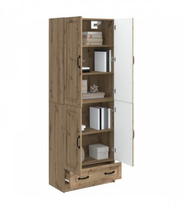 vidaXL Cabinet Set 2 pcs Artisan Oak Engineered Wood