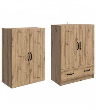 vidaXL Cabinet Set 2 pcs Artisan Oak Engineered Wood