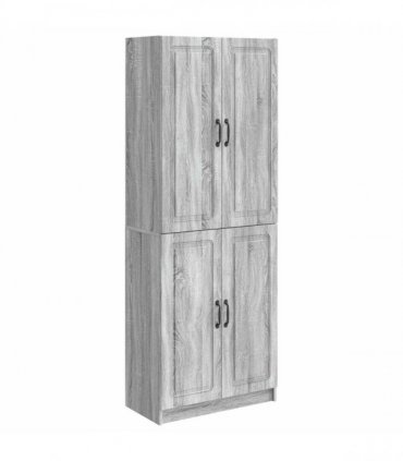 vidaXL Cabinet Set 2 pcs Grey Sonoma 66 x 34.5 x 87 cm Engineered Wood