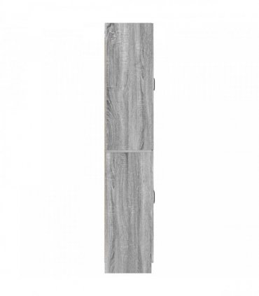 vidaXL Cabinet Set 2 pcs Grey Sonoma 66 x 34.5 x 87 cm Engineered Wood