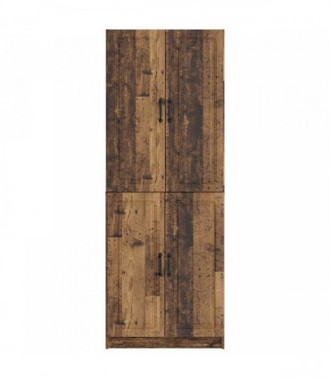 vidaXL Cabinet Set 2 pcs Old Wood 66 x 34.5 x 87 cm Engineered Wood