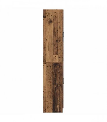 vidaXL Cabinet Set 2 pcs Old Wood 66 x 34.5 x 87 cm Engineered Wood