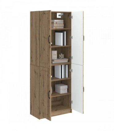 vidaXL Cabinet Set 2 pcs Artisan Oak 66 x 34.5 x 87 cm Engineered Wood