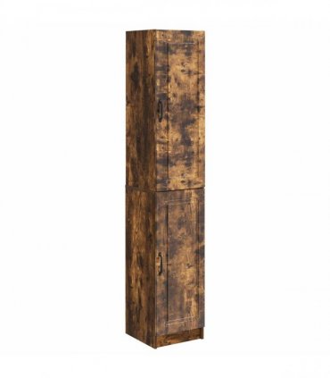 vidaXL Cabinet Set 2 pcs Smoked Oak 33 x 34.5 x 87 cm Engineered Wood