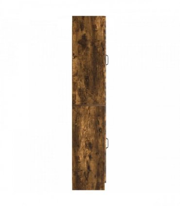 vidaXL Cabinet Set 2 pcs Smoked Oak 33 x 34.5 x 87 cm Engineered Wood