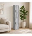 vidaXL Cabinet Set 2 pcs Grey Sonoma Engineered Wood