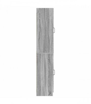 vidaXL Cabinet Set 2 pcs Grey Sonoma Engineered Wood